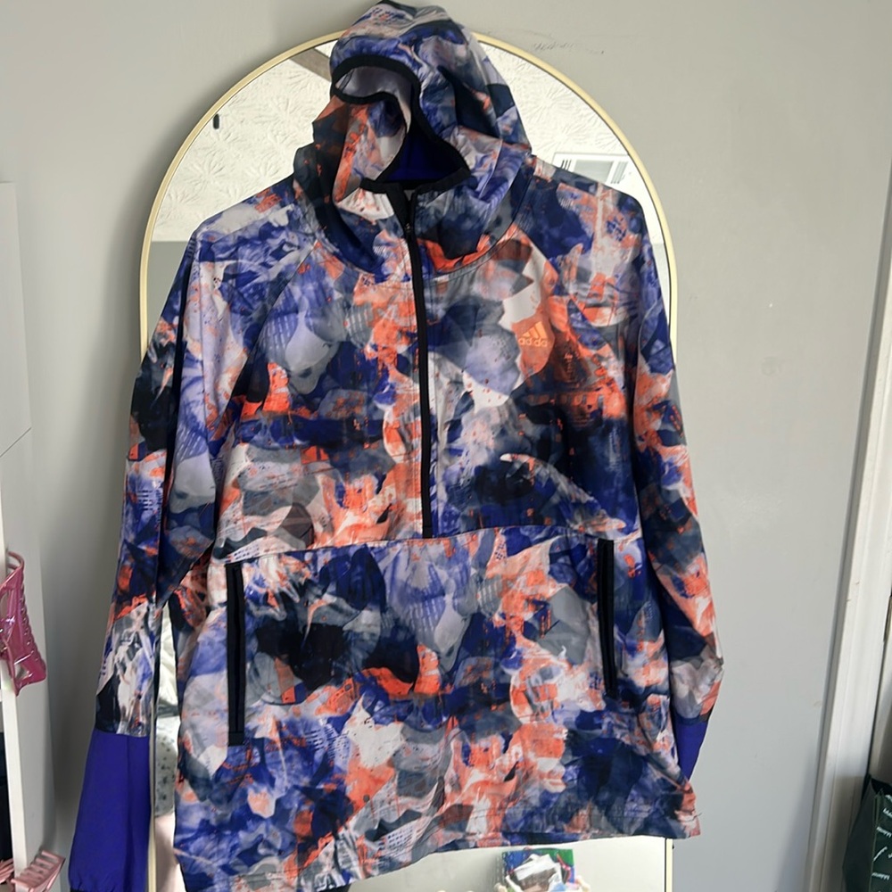 Never been worn adidas windbreaker jacket